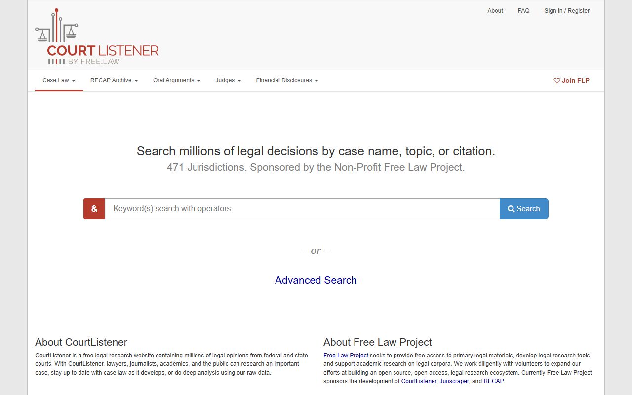 Van Buren County traffic court records and CourtListener federal opinions